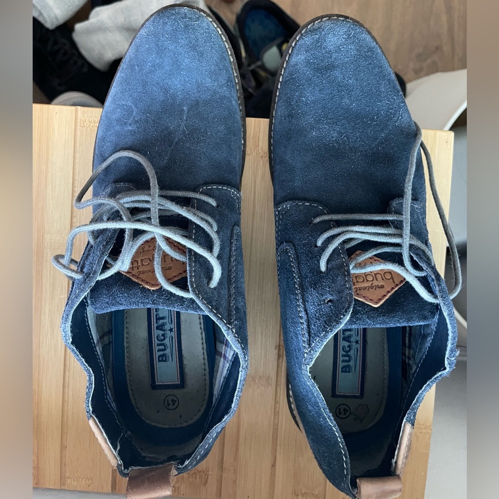 Boots Bugatti Navy Blue Suede Size 41